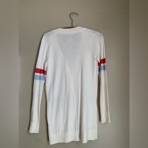 Abercrombie & Fitch cardigan sweater letterman long y2k vintage light academia - Picture 6 of 7